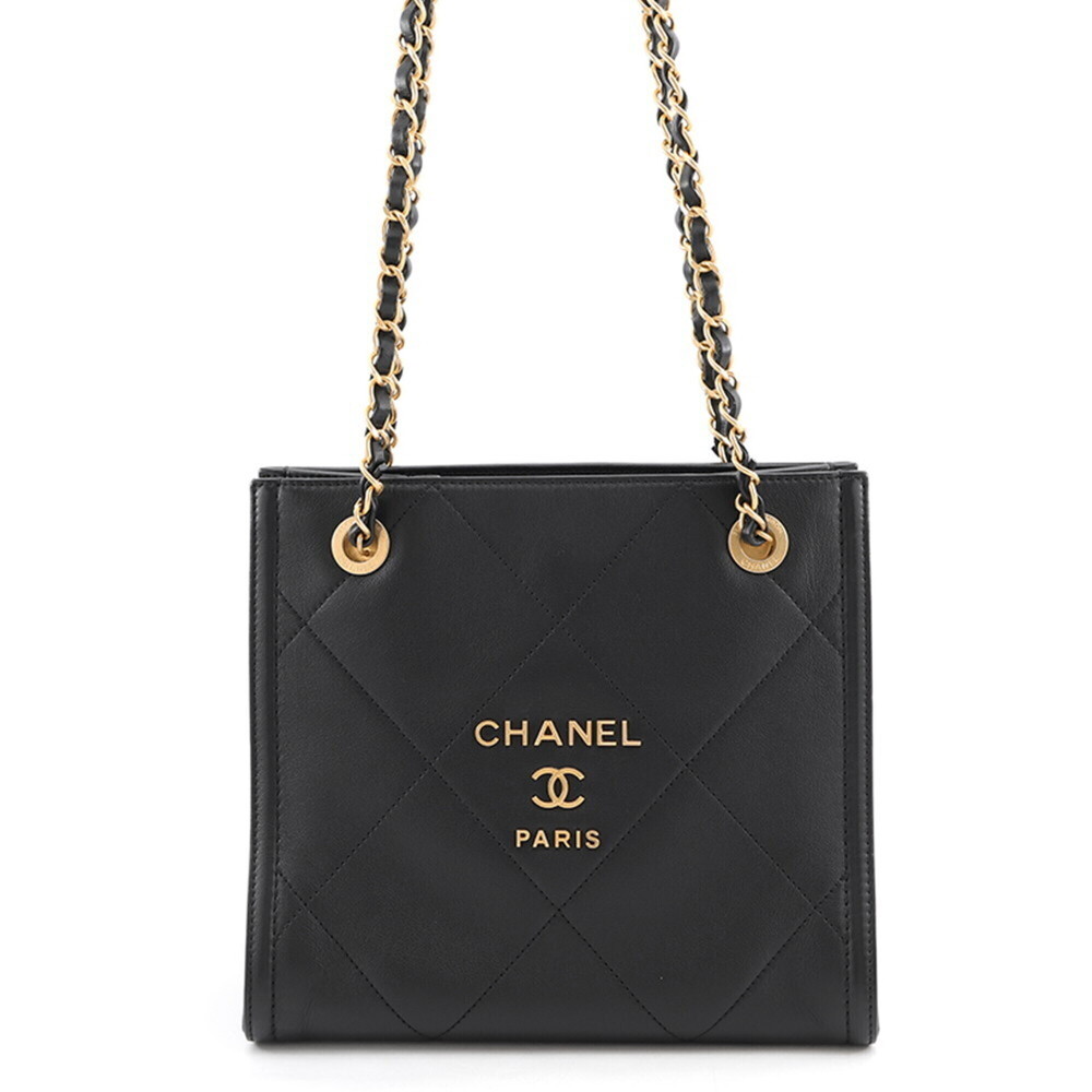 Chanel Chain Shoulder Bag Handbag Matelassé Coco Mark Lambskin AS2750 CHANEL ...